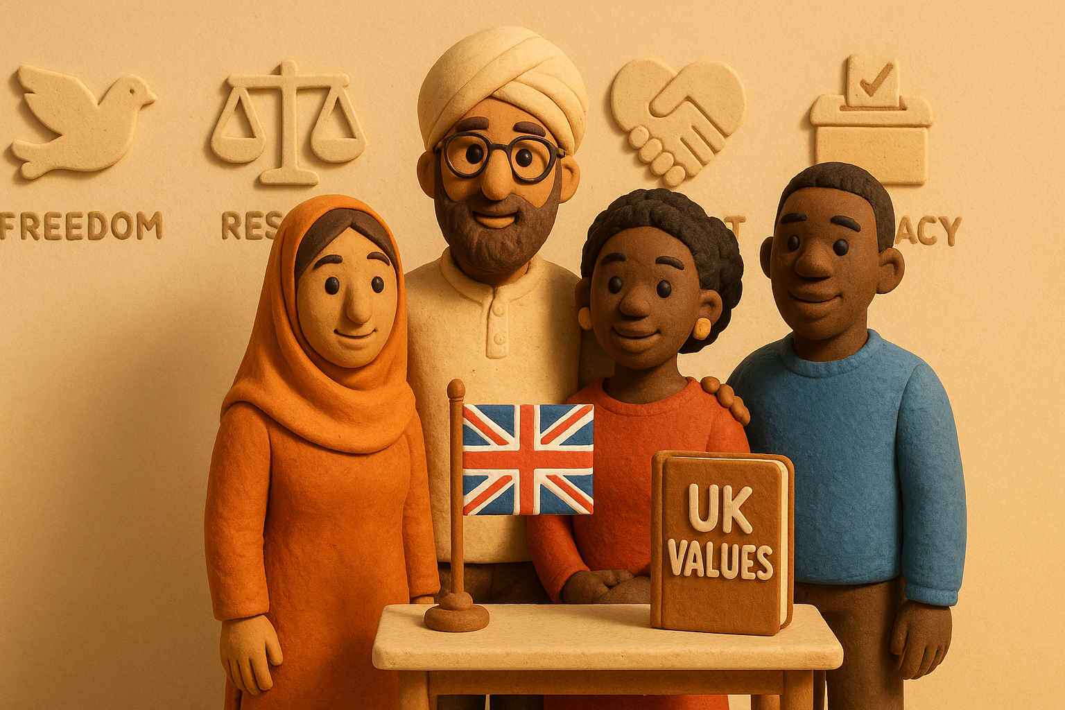 Illustration of British Values and Principles
